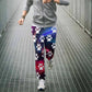 Colorful Dog Paw Prints Sweatpants