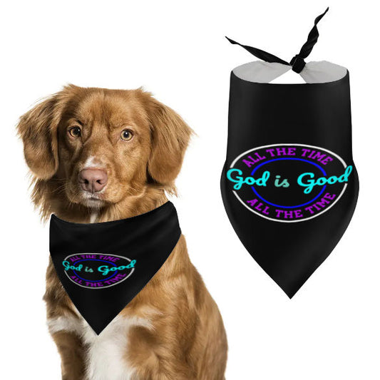 God is Good Pet Scarf