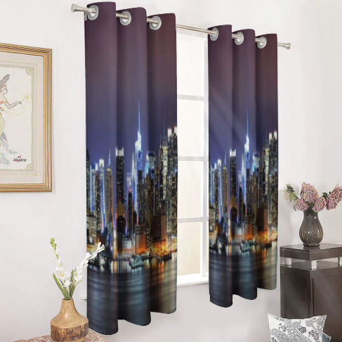 City Lights Two Pieces Curtains