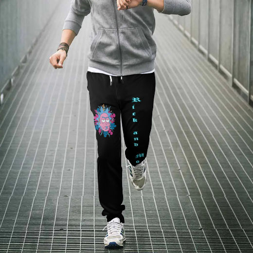 Rick and Morty Inspired 'Faded' Sweatpants