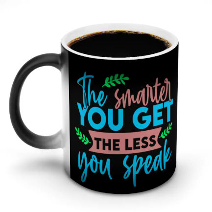 The Smarter You Get Color Changing Mug