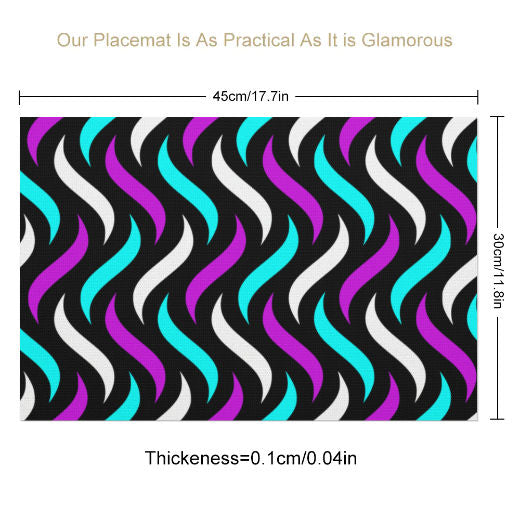 Vibrant Splash 2 PVC Placemats
