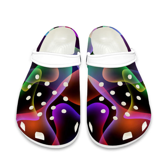 Rainbow Wind Crocs Shoes