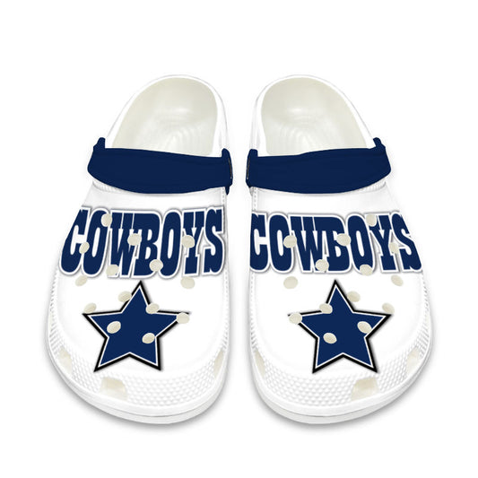 Cowboys Inspired Crocs Shoes