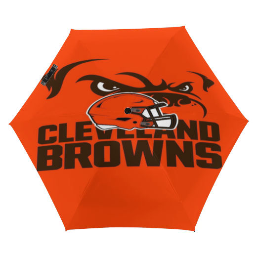 Browns Inspired Five-fold Umbrella