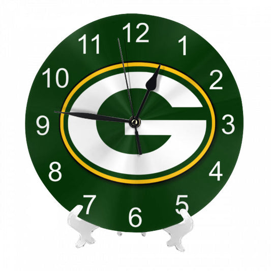 Packers Inspired Round Wall Clock