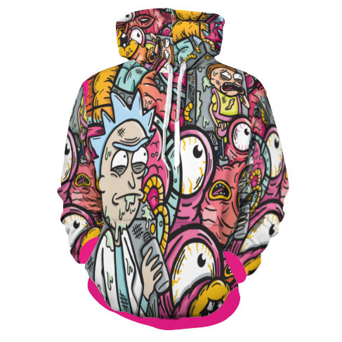 Rick and Morty Collage Hoodie
