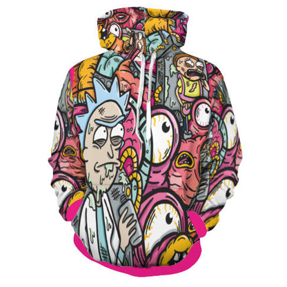 Rick and Morty Collage Hoodie