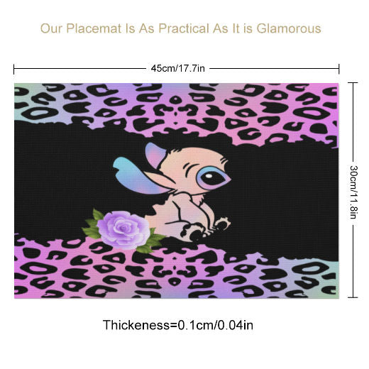 Stitch Inspired PVC Placemats
