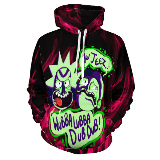 Rick and Morty Inspired 'Aw Jeez' Hoodie