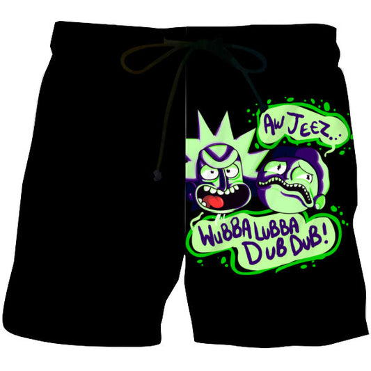 Rick and Morty Inspired 'Aw Jeez' Shorts