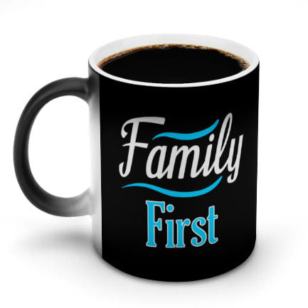 Family First Color Changing Mug