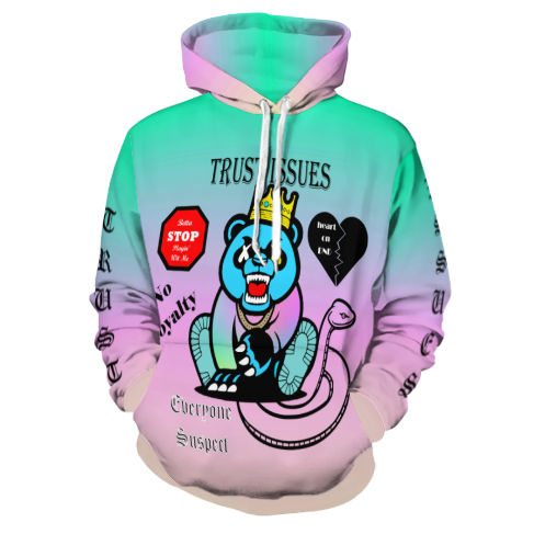 Trust Issues Pastel Hoodie