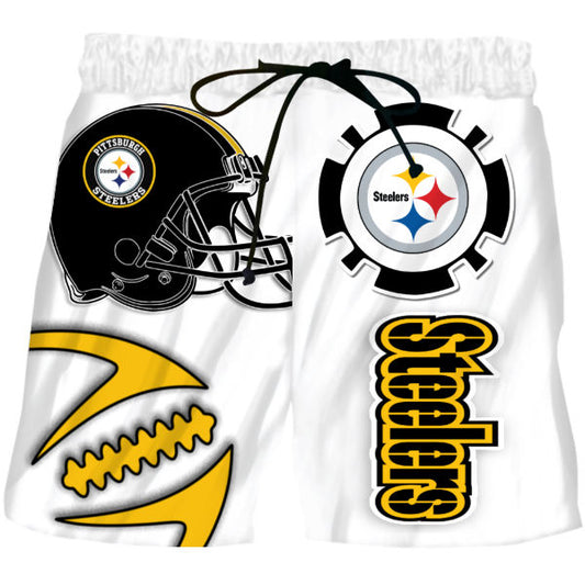 Steelers Inspired Shorts