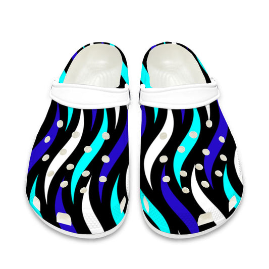 Vibrant Splash Crocs Shoes