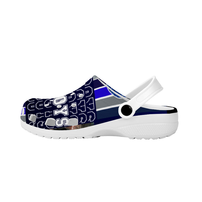 Cowboys Collage Inspired Crocs Shoes