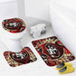 49ers Inspired Bathroom Floor 3-Piece Rug Set