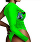 Trust Issues (lime) Shoulder Bodysuit