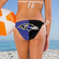 Ravens Inspired Three Point Bikini