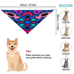 Cotton Candy Swizzle Pet Scarf