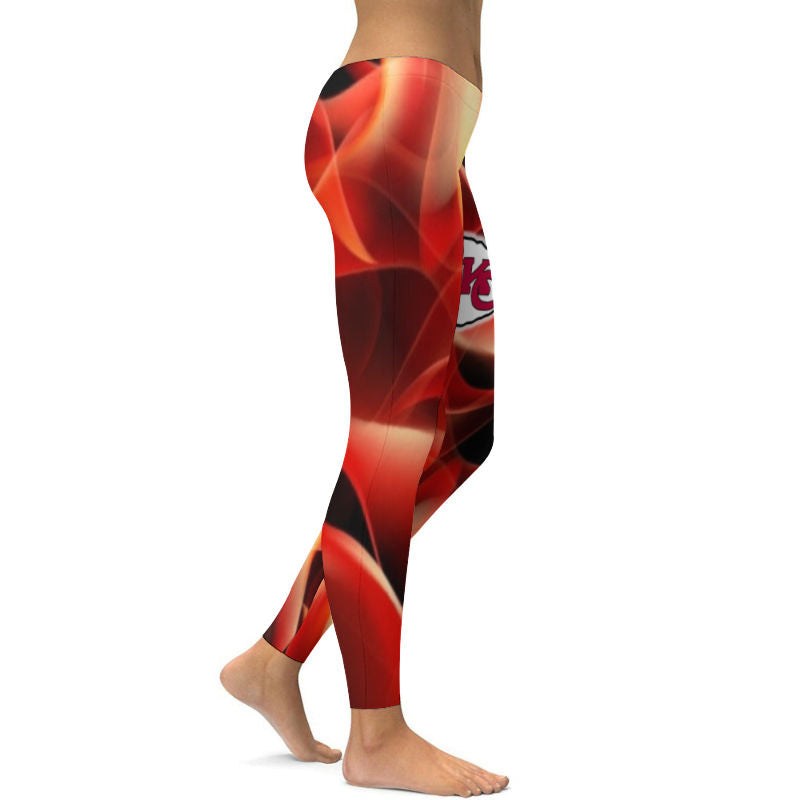 Chiefs Inspired Yoga Pants