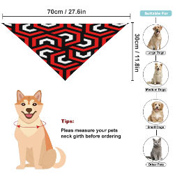 Amazing Red Pet Scarf