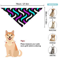 Vibrant Splash 2 Pet Scarf