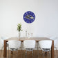Ravens Inspired Round Wall Clock