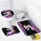 Stitch Inspired Pastel Bathroom Floor 3-Piece Rug Set