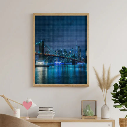 City of New York Square Diamond Painting Canvas