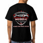 Mirror Image Mobile Detailing (logo in middle - white) T-shirt