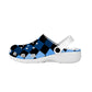 Blue Frenzy Crocs Shoes