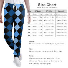 Blue Frenzy Sweatpants