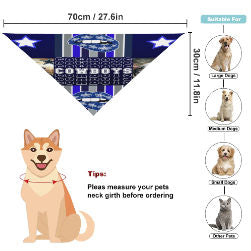 Cowboys Inspired Pet Scarf