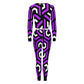 Amazing Lilac V-neck Sweatshirt Suit