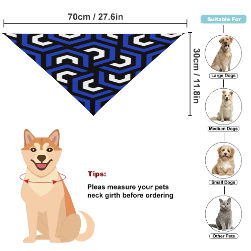 Amazing Blue Pet Scarf