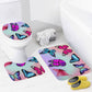 Butterflying Bathroom Floor 3-Piece Rug Set