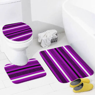 Rizzle Bathroom Floor 3-Piece Rug Set