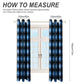 Blue Frenzy Two Pieces Curtains
