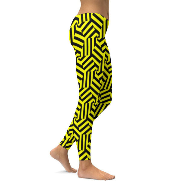 Razzle Yellow Yoga Pants