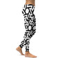 Spinners (Black and White) Yoga Pants