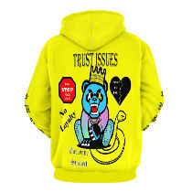 Trust Issues Yellow Hoodie