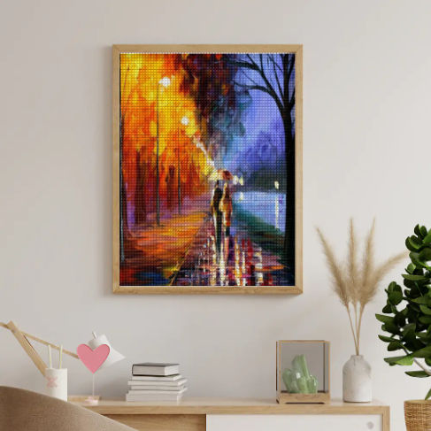Walk of Love Square Diamond Painting Canvas