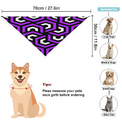 Amazing Lilac Pet Scarf