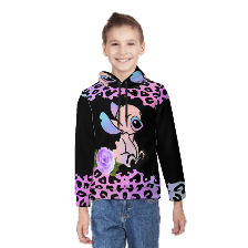 Stitch Inspired Teens full-print Hoodie