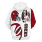 49ers Inspired Hoodie