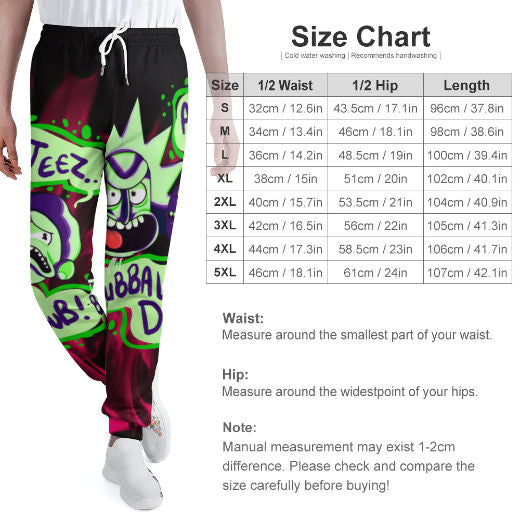 Rick and Morty Inspired 'Aw Jeez' Sweatpants