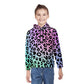Pastel Leopard Teens full-print Hoodie
