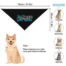 The Smarter You Get Pet Scarf