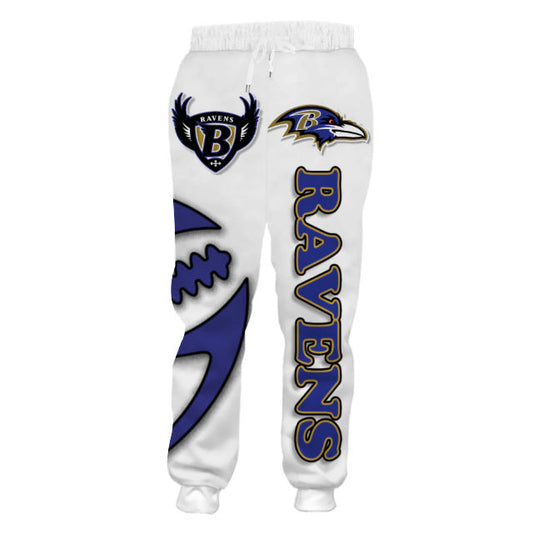 Ravens Inspired (white) Sweatpants